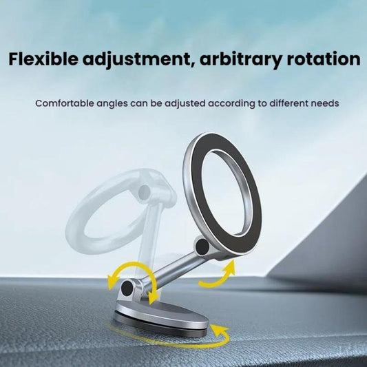 Magnetic Folding Car Mobile Phone Navigation Holder(Black) - Universal Car Holders by buy2fix | Online Shopping UK | buy2fix