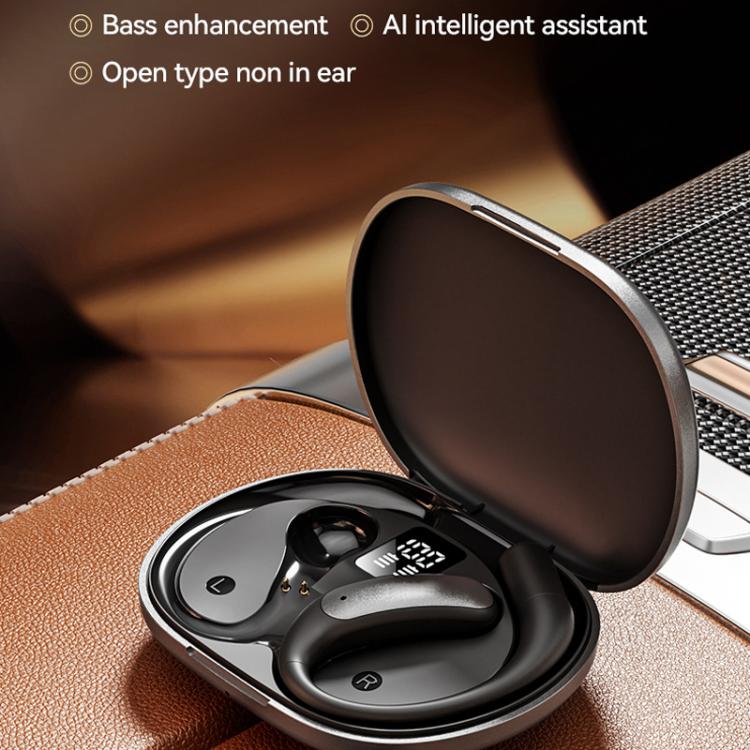 M127 AI Smart Translation Bluetooth Earphones(Silver Gray) - by buy2fix | Online Shopping UK | buy2fix