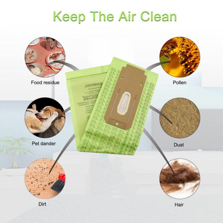 2pcs For Oreck CC Vacuum Cleaner Paper Bag Dust Collection Bag - Other Accessories by buy2fix | Online Shopping UK | buy2fix