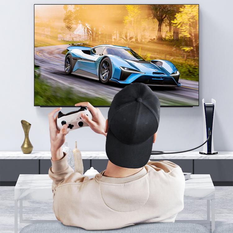 DTECH DT-HF8005 8K 60Hz HDMI 2.1 Fiber Optic Cable Dolby Atmos, EARC For PS5, Xbox, Home Theater, Gaming Monitor 15m - Cable by DTECH | Online Shopping UK | buy2fix