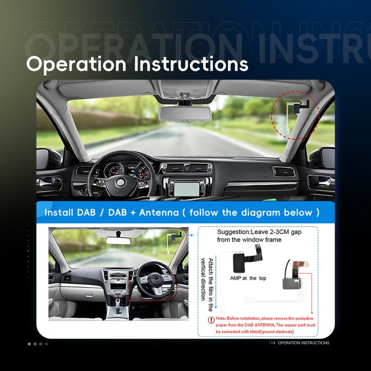 9 Inch Android 4+64G Dual-Butt Large Screen Car Carplay Built-In DAB Car Central Control Integrated Navigation System, Spec: Standard - Car MP3 & MP4 & MP5 by buy2fix | Online Shopping UK | buy2fix