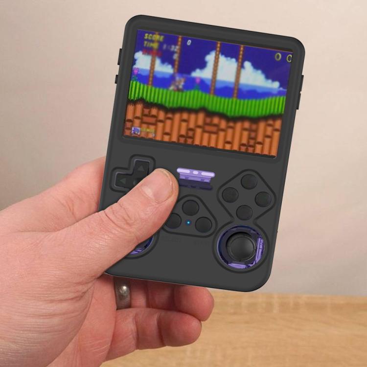 For ANBERNIC R36S Handheld Game Consoles Dustproof Silicone Protective Cover(Black) - Cases by buy2fix | Online Shopping UK | buy2fix