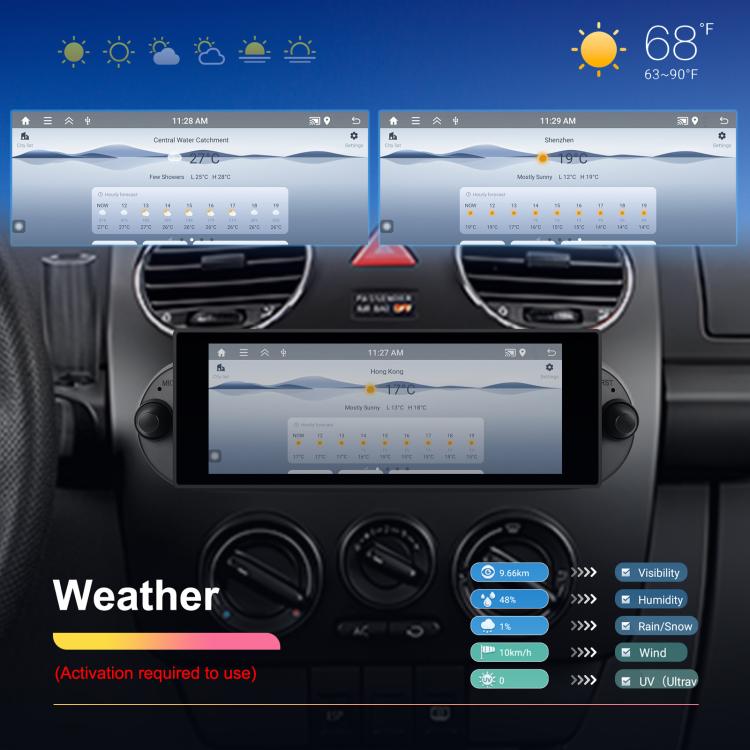 For Volkswagen Beetle 2002-2010 6.86 inch 2+64G Horizontal Screen Android Car Player, Spec: Standard+AHD+Microphone - Car MP3 & MP4 & MP5 by buy2fix | Online Shopping UK | buy2fix