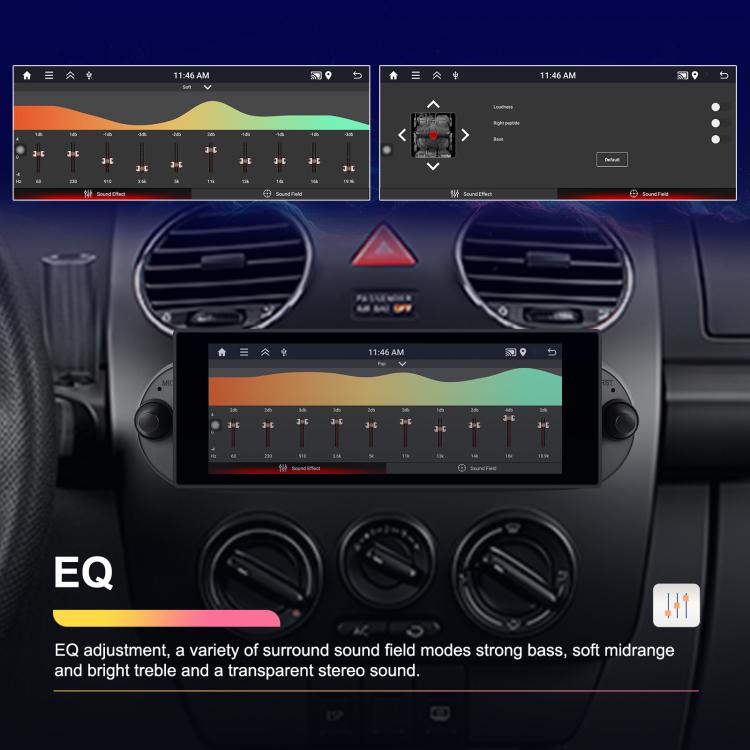 For Volkswagen Beetle 2002-2010 6.86 inch 2+64G Horizontal Screen Android Car Player, Spec: Standard+AHD+Microphone - Car MP3 & MP4 & MP5 by buy2fix | Online Shopping UK | buy2fix