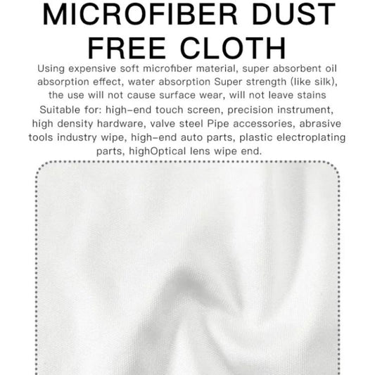 MaAnt 50pcs /Pack Superfine Fiber Dustless Cloth Cell Phone Film Repair Anti-Static Dustless Cloth Industrial Wiping Cloths Lint Free Cleaning Cloths - Dust Remove Tool by MaAnt | Online Shopping UK | buy2fix