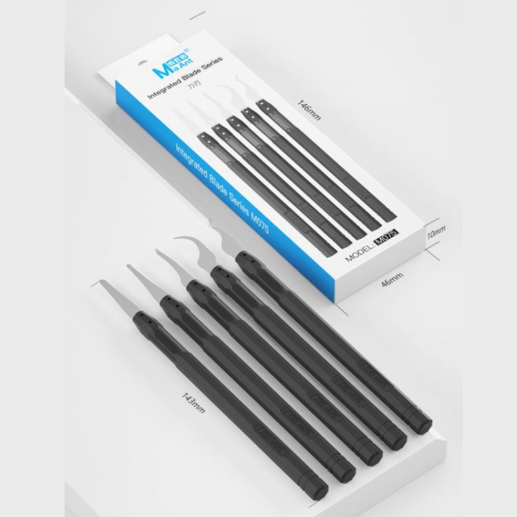 MaAnt M075 5pcs /Set Cell Phone Repair Rework Blade Pry Knife Motherboard Scraping Cutting Degumming Tool - Crowbar by MaAnt | Online Shopping UK | buy2fix