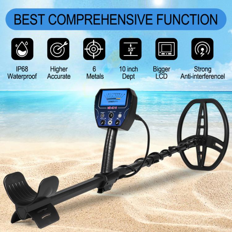 Goint MD-6010 Handheld Metal Detector High Sensitivity Underground Gold Detector Outdoor Treasure Hunter - Metal Detector by Goint | Online Shopping UK | buy2fix