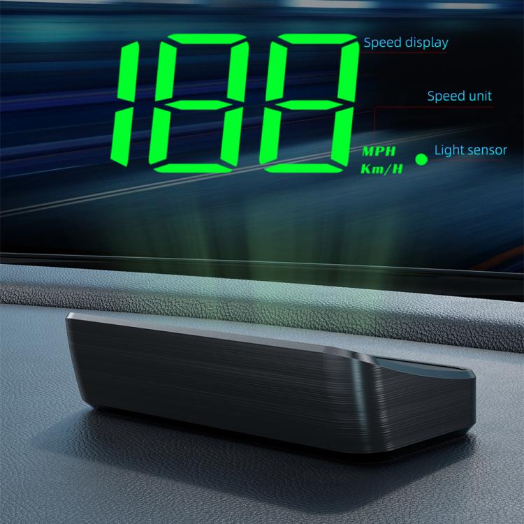 M2 Universal Cars HUD Head-up Display GPS HD Speedometer, Spec: MPH(White) - Head Up Display System by buy2fix | Online Shopping UK | buy2fix