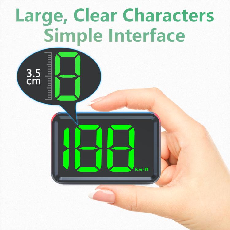 X1 Smart HUD Head-up Display Car GPS Speed Display HD Head-up Display, Spec: MPH(White) - Head Up Display System by buy2fix | Online Shopping UK | buy2fix