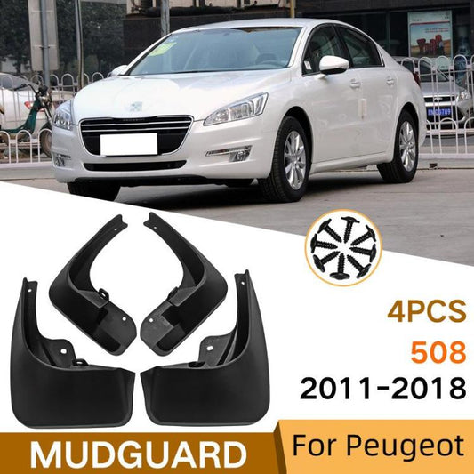 Car Tire Soft Rubber Mudguard For Peugeot 2011-2018 508 - Wheels Tires & Parts by buy2fix | Online Shopping UK | buy2fix