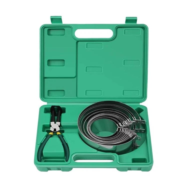 Piston Ring Compressor Clamp Remover Installation Tool Set(Plastic Box 14 Rings) - Hand Tool Sets by buy2fix | Online Shopping UK | buy2fix