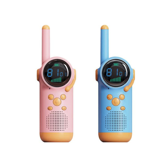 D22 1pair Children Handheld Wireless Walkie Talkie Parent-Child Outdoor Wireless Talking Toys(Blue Pink) - Children by buy2fix | Online Shopping UK | buy2fix