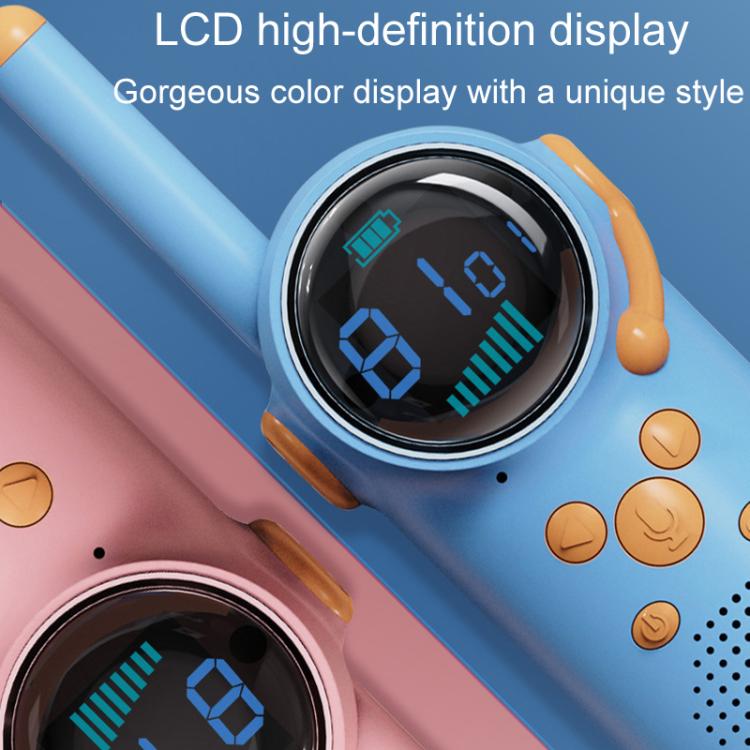 D22 1pair Children Handheld Wireless Walkie Talkie Parent-Child Outdoor Wireless Talking Toys(Blue Pink) - Children by buy2fix | Online Shopping UK | buy2fix