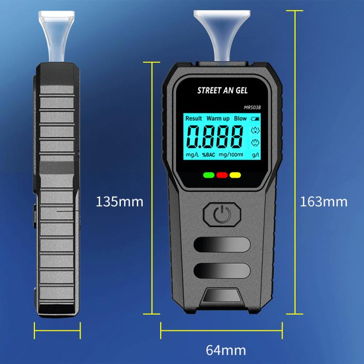 LCD Screen High-Precision Air-Blowing Dual-Purpose Alcohol Tester(503B) - Breath Alcohol Tester by buy2fix | Online Shopping UK | buy2fix