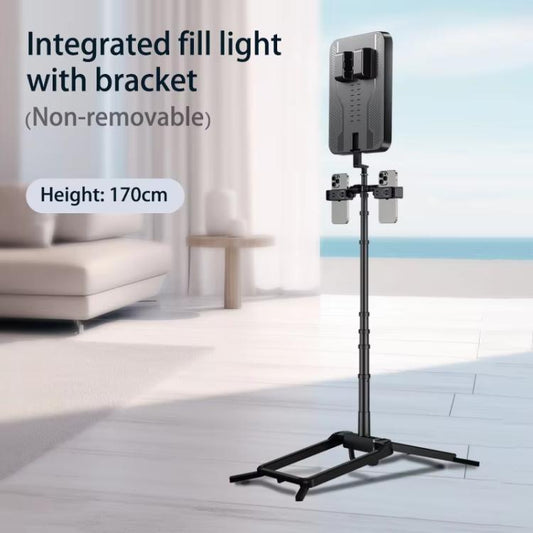 1.7m 14-Inch Suitcase Integrated Design Fill Light Foldable 3500-6000K Full-Screen Live Photography Video Light YY-3 - Selfie Light by buy2fix | Online Shopping UK | buy2fix