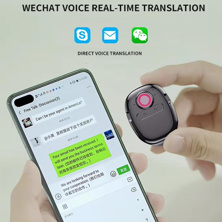 Upgraded Version Multilingual Mini Translator Real-Time Voice To Text Translation For Travel, Business & Instant Chat - by buy2fix | Online Shopping UK | buy2fix