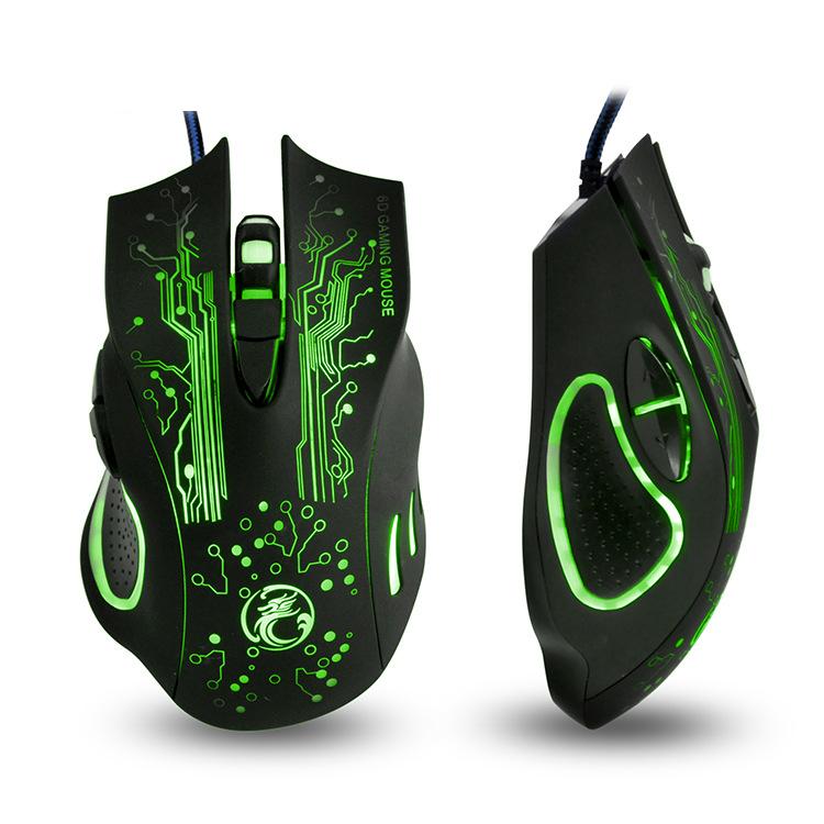 iMICE X9 USB Gaming Optical Wired Mouse(Black) - Wired Mice by iMICE | Online Shopping UK | buy2fix