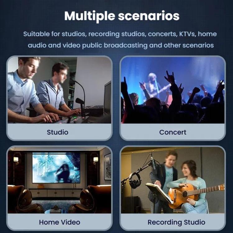 VEGGIEG Male to Female Microphone Stereo Microphone Cable Amplifier XLR Balanced Copper Cannon Audio Cable, Length: 0.5m(Black) - Microphone Audio Cable & Connector by VEGGIEG | Online Shopping UK | buy2fix