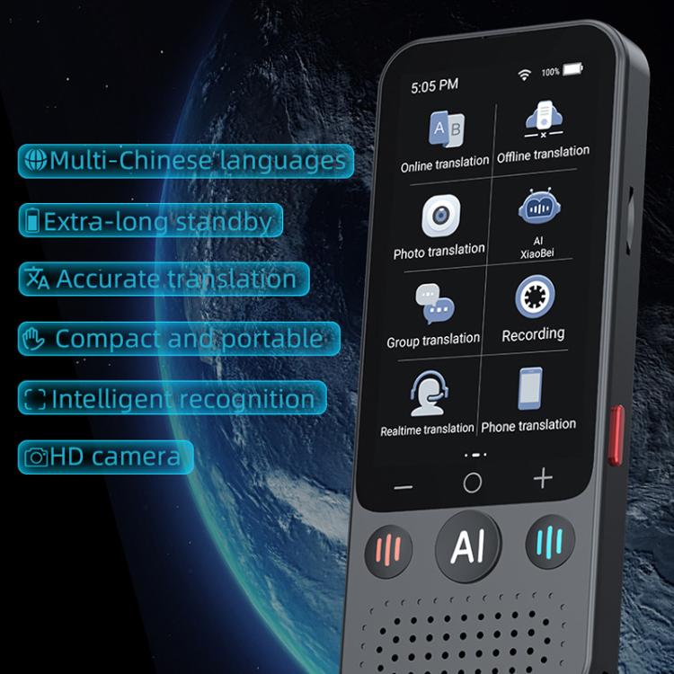 Z15W 3.1-inch Screen Multilanguage AI Translator Device 139 Online/17 Offline Languages, Real-Time Voice/Photo/Text Translation - by buy2fix | Online Shopping UK | buy2fix