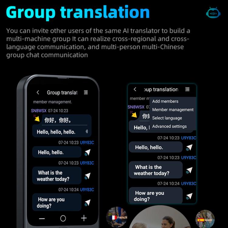 Z15W 3.1-inch Screen Multilanguage AI Translator Device 139 Online/17 Offline Languages, Real-Time Voice/Photo/Text Translation - by buy2fix | Online Shopping UK | buy2fix