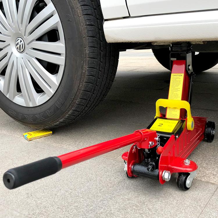 Horizontal Manual Hydraulic Car Jack For Tire Change Lifting Tool(2 Tons 5.5 kg Plastic Box) - Car Jacks by buy2fix | Online Shopping UK | buy2fix