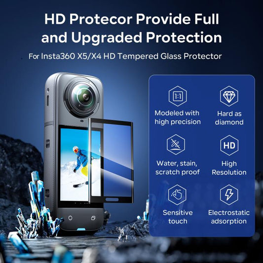For Insta360 X5 / X4 aMagisn Tempered Glass Screen Protector Anti-Scratch 9H Hardness(1 Pack) - Protective Film & Stickers by aMagisn | Online Shopping UK | buy2fix