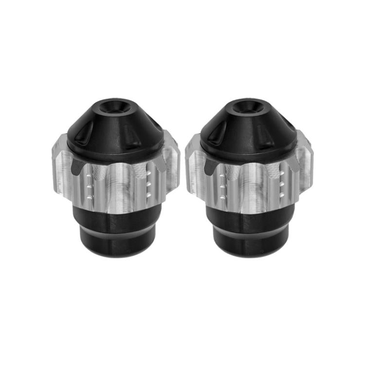 1pair QCB-011 Universal Aluminum Alloy Anti-Fall Front Fork Cup Motorcycle Wheel Protection Ball(Silver) - Protective Gear by buy2fix | Online Shopping UK | buy2fix