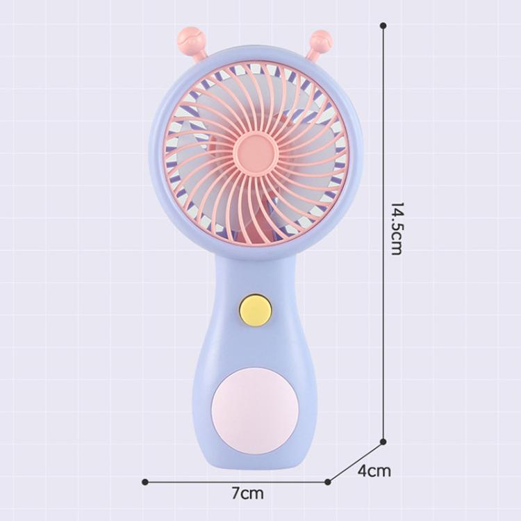 Cute Small Snail Handheld USB Rechargeable Fan Portable Mini Compact Pocket Fan(Green) - Electric Fans by buy2fix | Online Shopping UK | buy2fix
