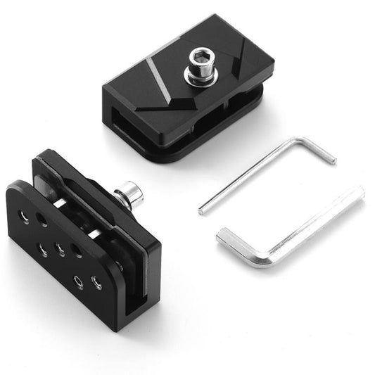 1pair For Trucks SUVs Car Adjustable Aluminum Pillar Cover LED Work Light Pod Mounting Bracket Kit - Car Light Accessories by buy2fix | Online Shopping UK | buy2fix