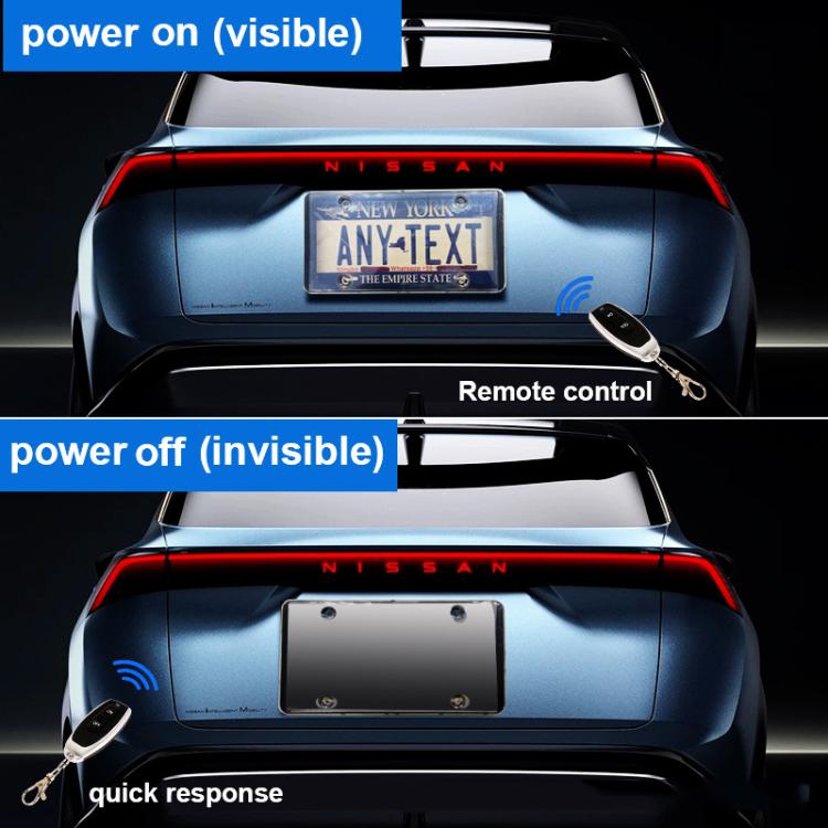 Taiwan/South America Standard Fog Version License Plate Frame - License Plate Covers & Frames by buy2fix | Online Shopping UK | buy2fix