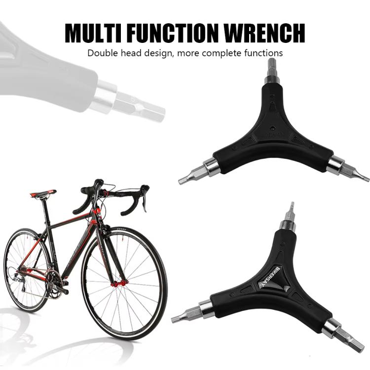 BIKERSAY Bicycle Multi-Function Triangular Hexagonal Y-Type Wrench(BT060) - Maintenance tools by BIKERSAY | Online Shopping UK | buy2fix