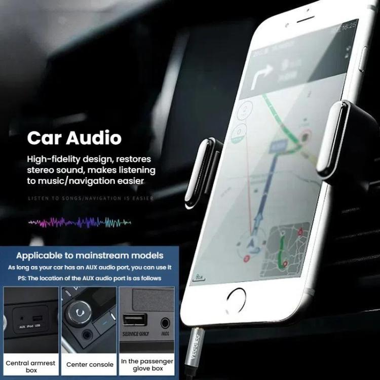 VegGieg Aux Car Audio Cable 3.5mm Male To Male Connection Cable For Phone Computer Stereo Amplifier Earphone, Length: 1m(Braided) - Microphone Audio Cable & Connector by VegGieg | Online Shopping UK | buy2fix