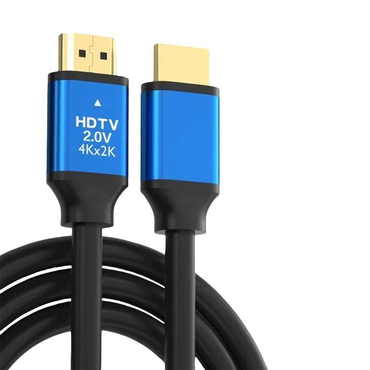 VegGieg V2.0 4K60Hz TV Set-Top Box Computer Monitor Projection HDMI Video Connection Cable, Size: 5m(Black) - Cable by VegGieg | Online Shopping UK | buy2fix