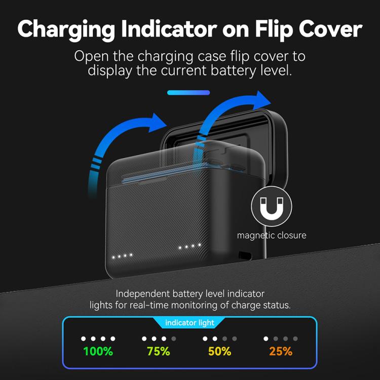 For Insta360 X4 TELESIN Battery Charger Dual Battery Storage Charging Case - Others by TELESIN | Online Shopping UK | buy2fix