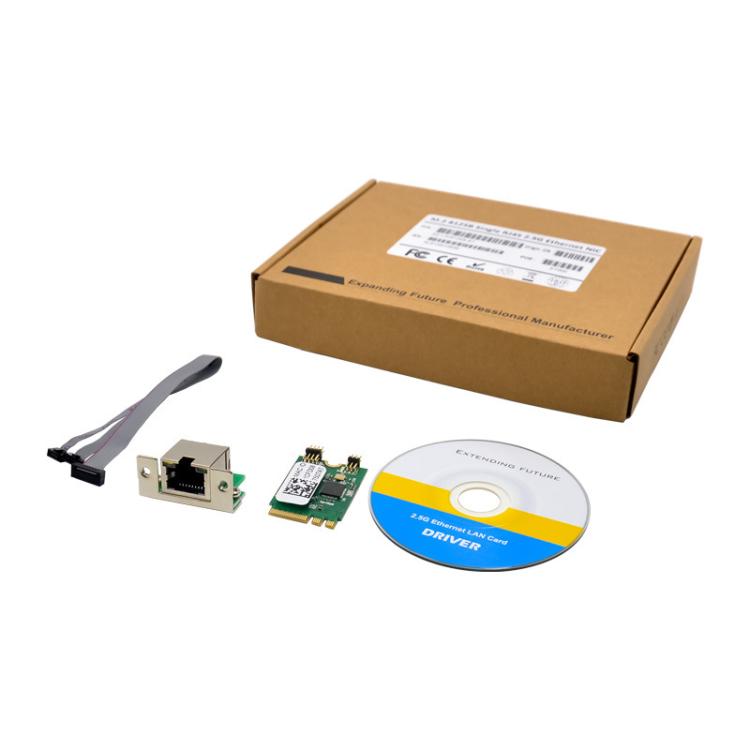 SUNWEIT ST7206 M.2 A+E RTL8125BG Single Port RJ45 2.5G Quad Speed Industrial Network Card - Add-on Cards by SUNWEIT | Online Shopping UK | buy2fix