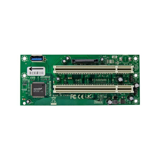 SUNWEIT ST46 PCIe X1 To 2-PCI Card Slot ASM1083 Bridge Card No Drive Plug and Play - Add-on Cards by buy2fix | Online Shopping UK | buy2fix