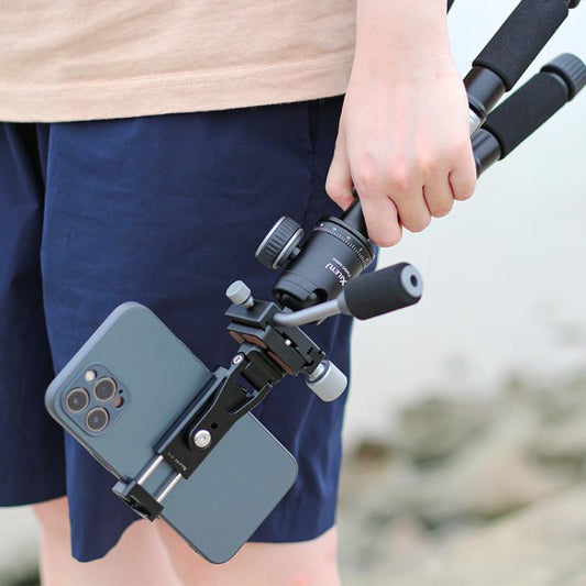 XILETU FM5C-MINI Adjustable 16.5-51cm Aluminum Tripod with 26mm Ball Head 6kg Load Capacity for 360-degree Panoramic Shooting - Tripods by XILETU | Online Shopping UK | buy2fix