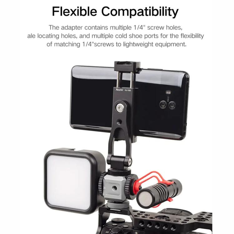 XILETU XDS-15 Multi-head Cold Shoe Mount Adapter for Camera Flash, Microphone, LED Light - Stand Bracket by XILETU | Online Shopping UK | buy2fix