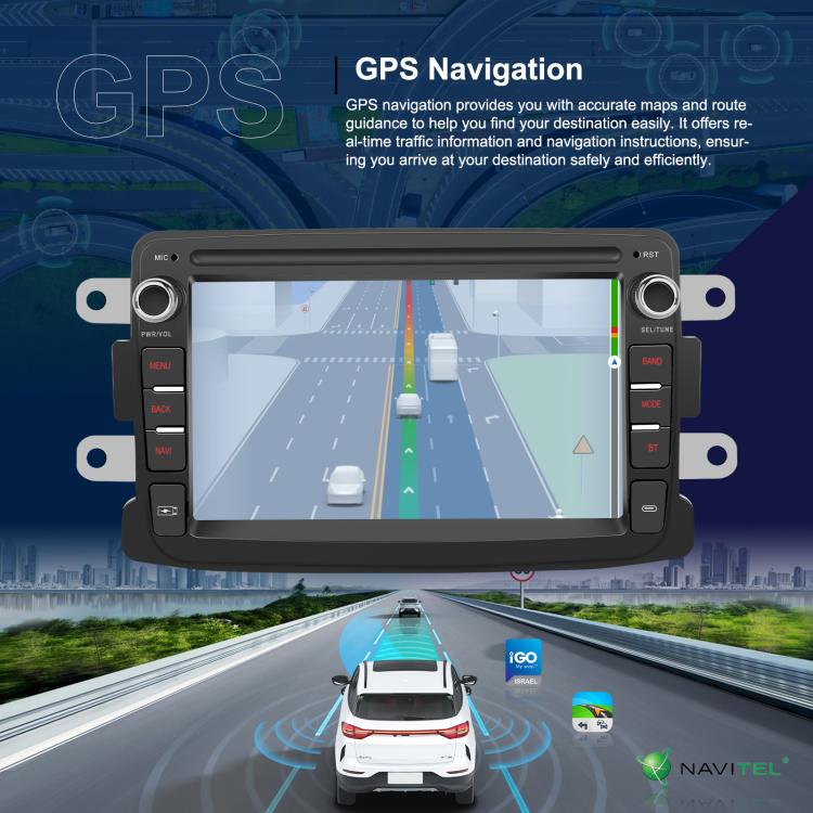 7 inch Horizontal Screen Android Navigation Car Bluetooth MP5 Player, For Renault / Captur / Symbol, Memory: 2+64G(Standard+AHD Camera+Microphone) - Car MP3 & MP4 & MP5 by buy2fix | Online Shopping UK | buy2fix