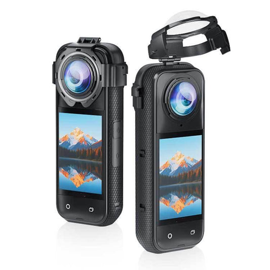 For Insta360 X5 Anti-Fog Snap-On Lens Protector Durable Glass Cover - Len Accessories by buy2fix | Online Shopping UK | buy2fix