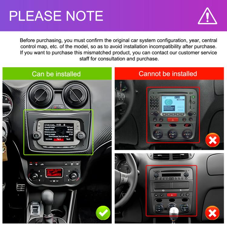 For Alfa Romeo MITO 2008-2016 7 inch Horizontal Screen Android 15 Carplay Car Center Control Integrated Machine, Memory: 2+64G(Standard) - Car MP3 & MP4 & MP5 by buy2fix | Online Shopping UK | buy2fix