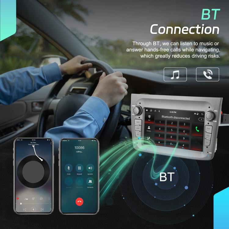 For Alfa Romeo MITO 2008-2016 7 inch Horizontal Screen Android 15 Carplay Car Center Control Integrated Machine, Memory: 2+64G(Standard) - Car MP3 & MP4 & MP5 by buy2fix | Online Shopping UK | buy2fix