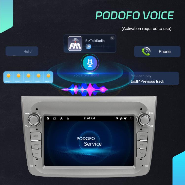 For Alfa Romeo MITO 2008-2016 7 inch Horizontal Screen Android 15 Carplay Car Center Control Integrated Machine, Memory: 2+64G(Standard) - Car MP3 & MP4 & MP5 by buy2fix | Online Shopping UK | buy2fix