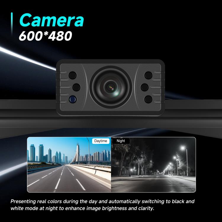 4.3 inch Digital Wireless HD 1 To 1 Reversing Display Car Center Control All-in-One Machine, Spec: With Short License Plate Holder Europe - Car Monitor by buy2fix | Online Shopping UK | buy2fix