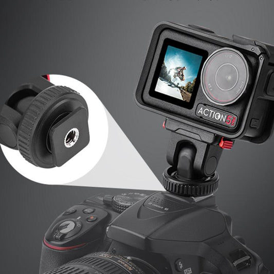 For Osmo Action 3 / 4 / 5 Pro Flymile AC5003 Magnetic Head Quick Release Base(Black) - Mount & Holder by Flymile | Online Shopping UK | buy2fix