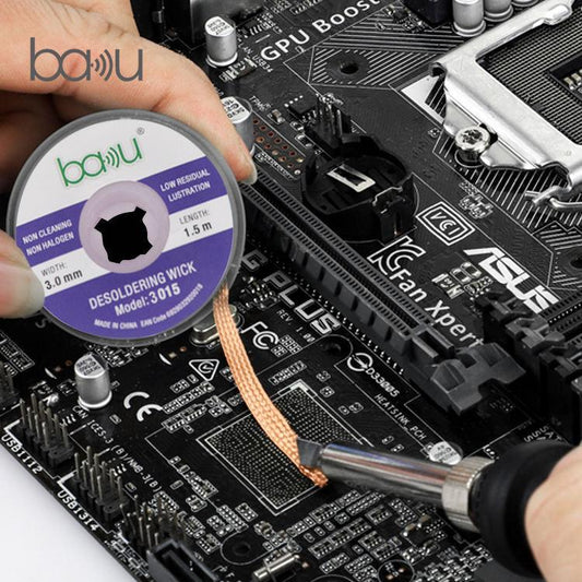 BAKU BK-2515 Solder Wick Remover Desoldering Braid for Electronics Repair - Welding Wire by BAKU | Online Shopping UK | buy2fix