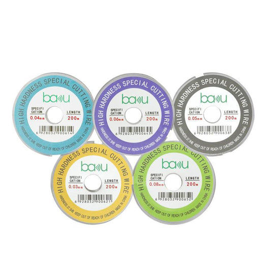 BAKU 0.04mm 200m/329ft Carbon Steel Screen Separator Cutting Wire for Smartphone & Tablet LCD Screen Repair - Separation Equipment by BAKU | Online Shopping UK | buy2fix