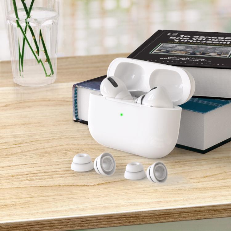 For AirPods Pro / Pro 2 AhaStyle PT99-2 Earphone Silicone Earbuds, Size: S+M+L(White) - Anti-dust & Ear Caps by AhaStyle | Online Shopping UK | buy2fix