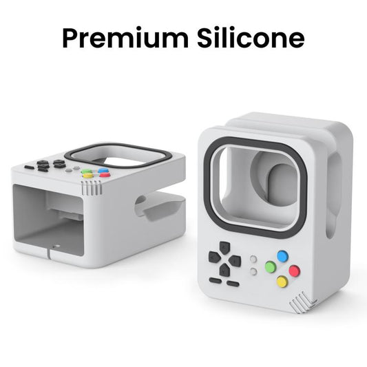 For Apple Watch AhaStyle DD05 Silicone Mini Charging Stand, Without Charger(Black) - Charger / Holder by AhaStyle | Online Shopping UK | buy2fix