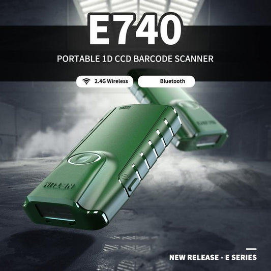 NTEUM E740 Cell Phone Back Clip Portable 1D Code Wireless Bluetooth Scanner - Portable Scanner by NTEUM | Online Shopping UK | buy2fix